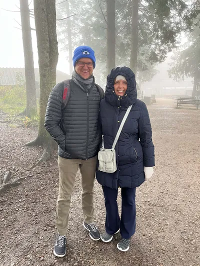 Quote from Christine and Seann: "Manfred's warm hospitality made up for the cool temps of the Black Forest in October."